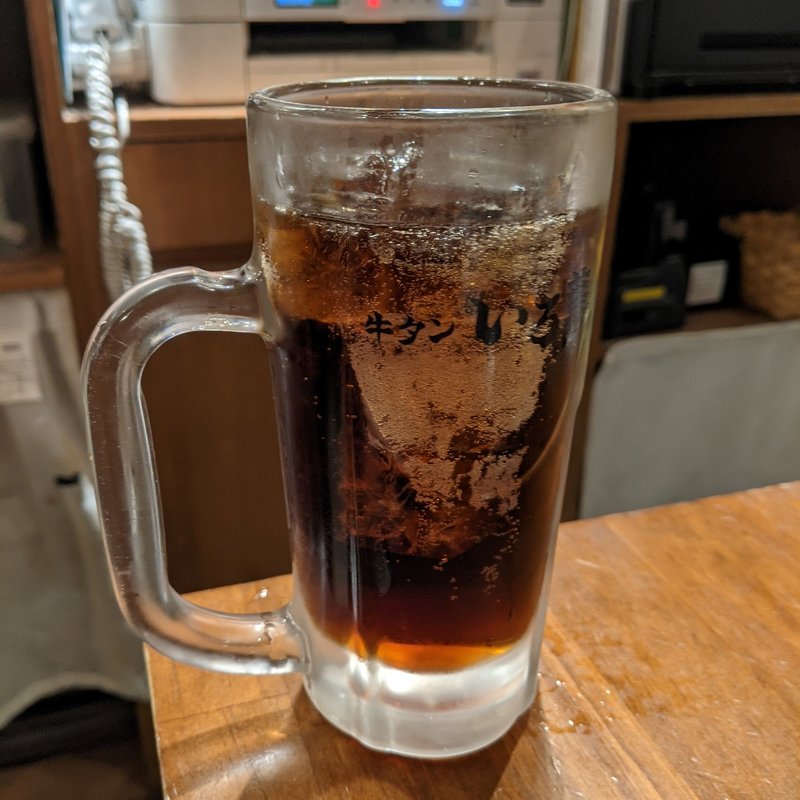 コークハイボール(大宮牛タンいろ葉)