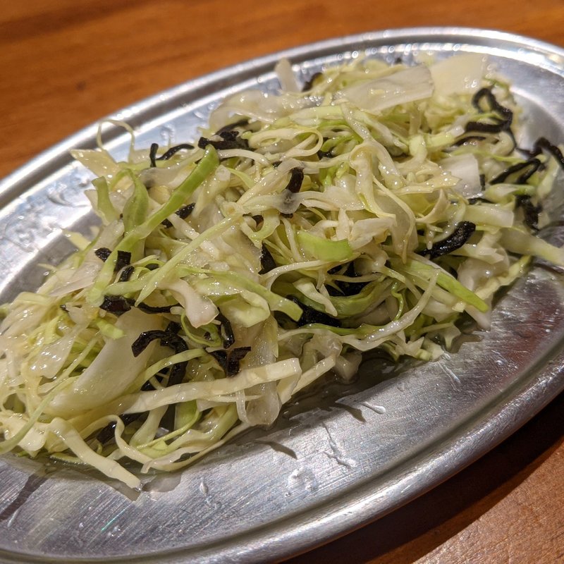 キャベツの塩昆布(大宮牛タンいろ葉)