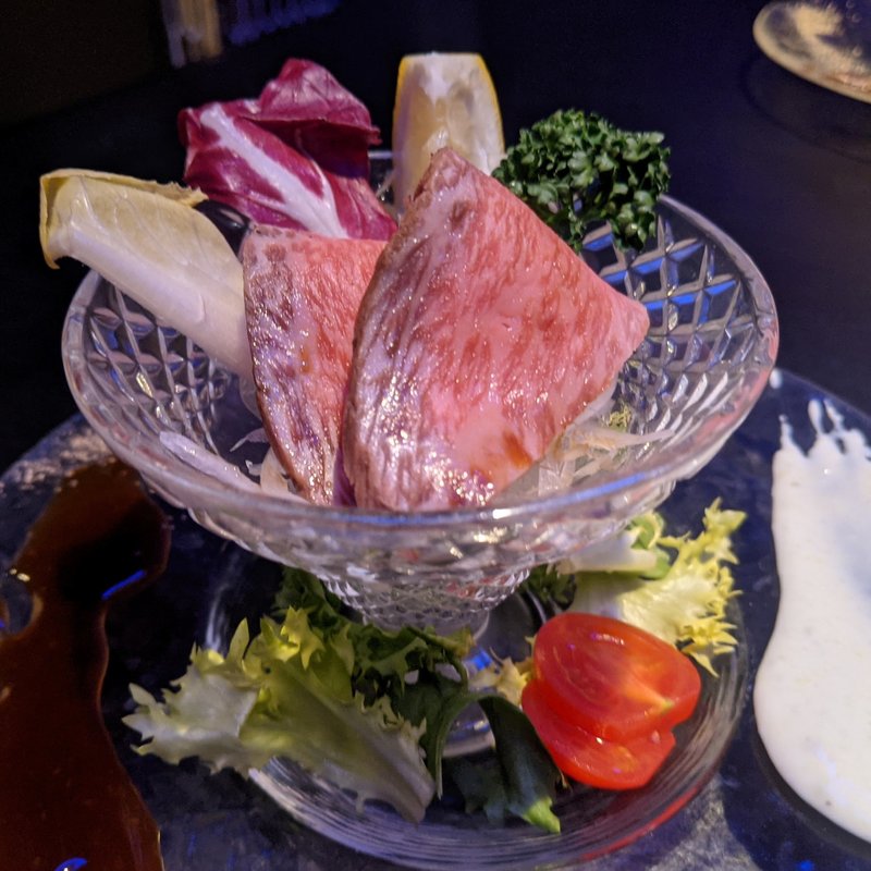 こだわりの手作り～和牛ローストビーフ～(上等焼肉ひらく 歌舞伎町店)