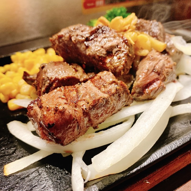 和牛乱切りカットステーキ　120g(いきなりステーキ 蒲田店)