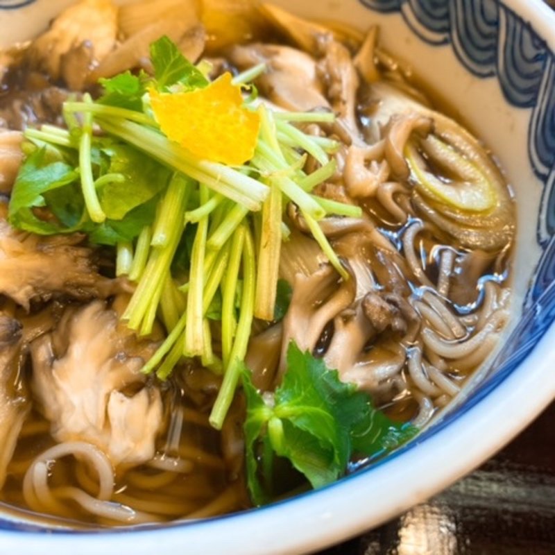 舞茸そば(蕎麦舗 更月)