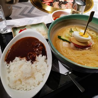盛岡冷麺セット(焼肉 徳寿 白石店)