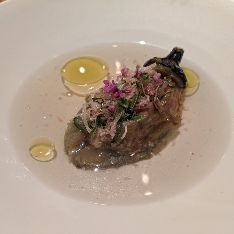 焼きナスとお出汁(sio)