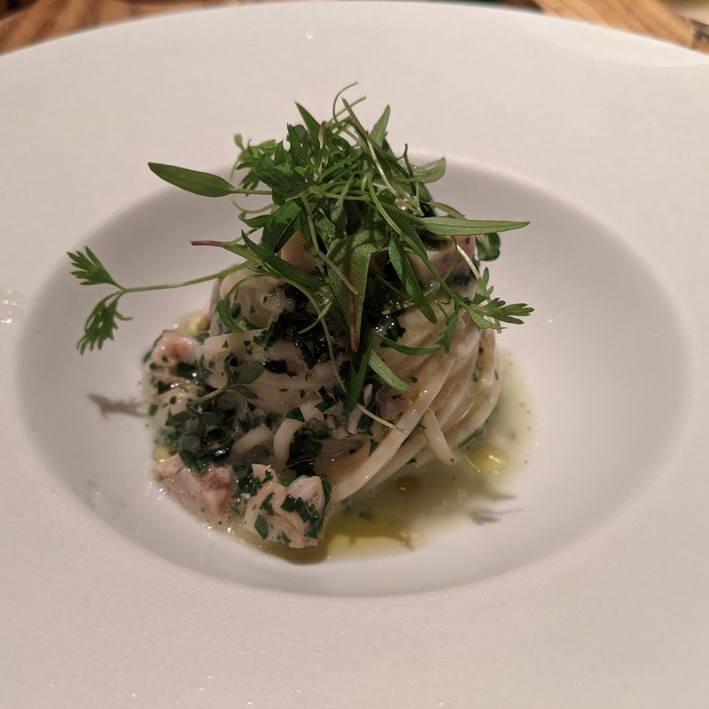 ハマグリの冷製パスタ(sio)