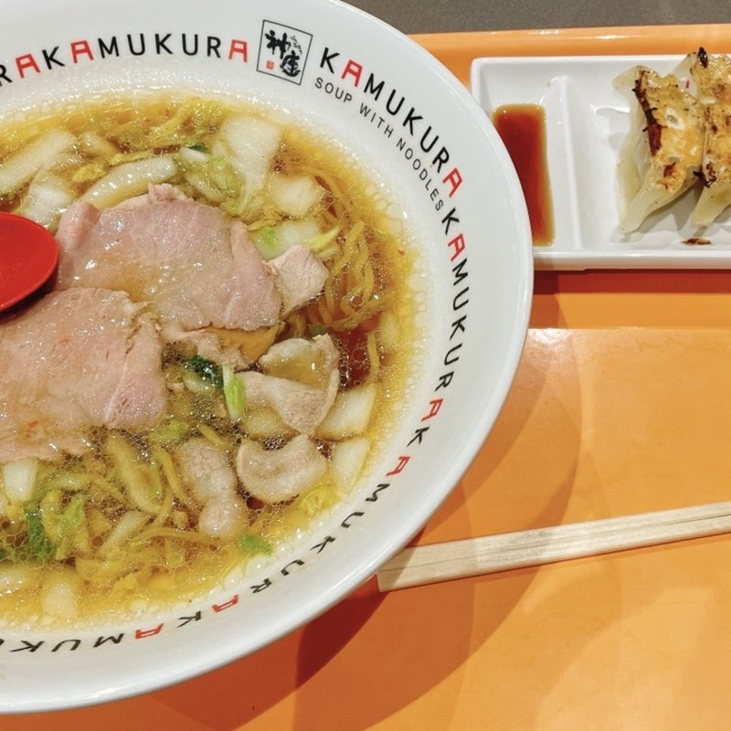 おいしいラーメン餃子セット(どうとんぼり神座 有明ガーデン店)