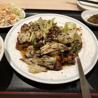 ホイコーロー定食(回鍋肉定食)(廣聚隆)