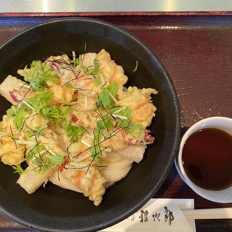 海老と餅のぶっかけうどん(讃岐屋 雅次郎 )