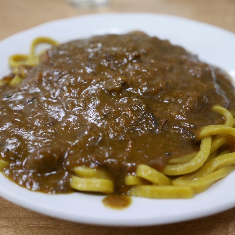 カレー皿うどん(力餅食堂 中崎店)