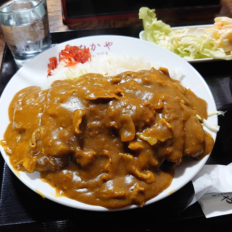カツカレー＋大盛り(なかや本店 （なかやほんてん）)
