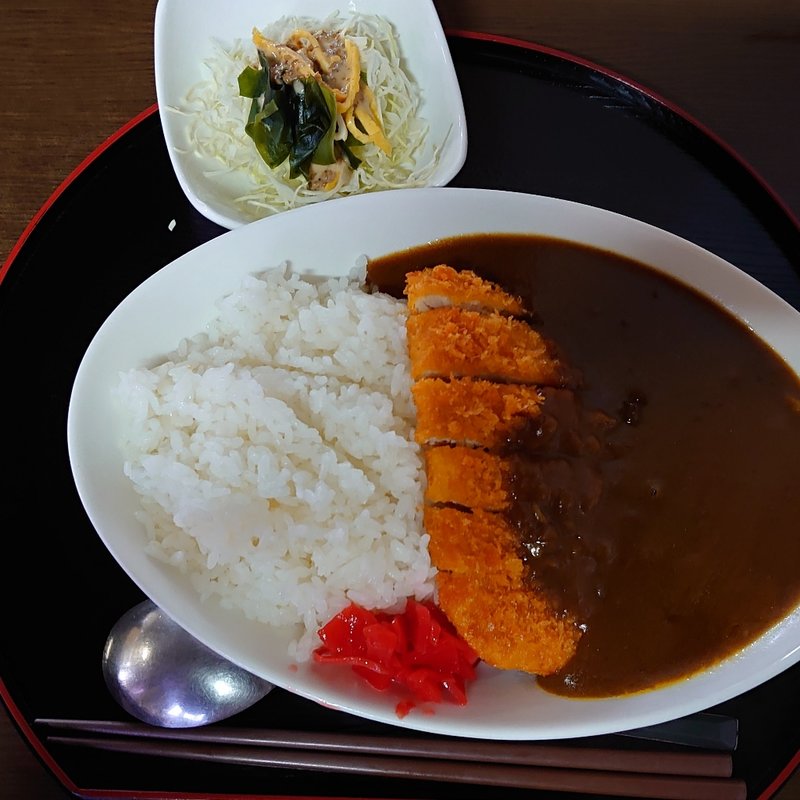カツカレー(サウナしきじ)