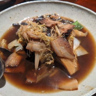 ミニ白菜、オオタニワタリ、30年切り干大根(南方中華料理 南三)
