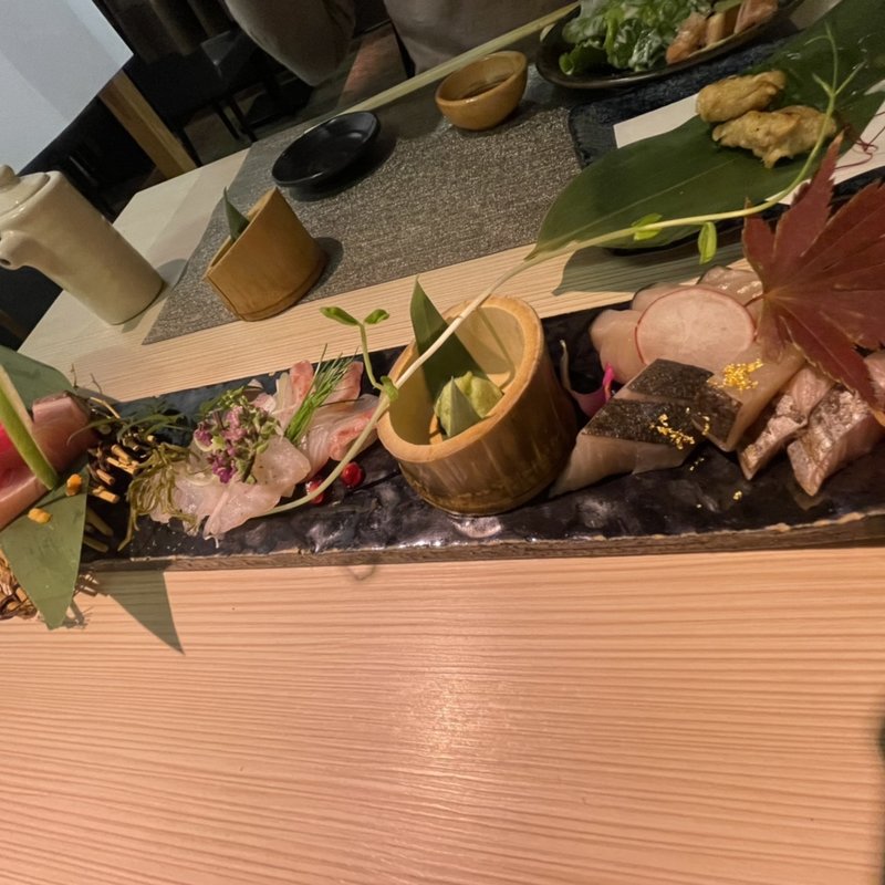 お刺身4種盛り(上物天然海鮮 カツオ)