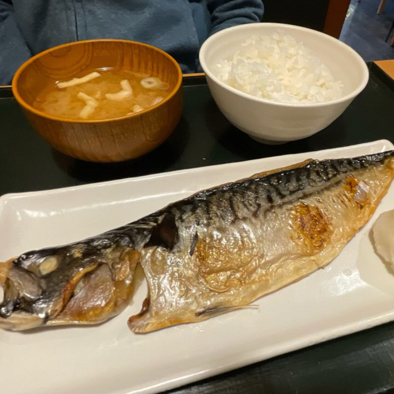 こだわりのさば文化干し定食(大衆食堂 定食のまる大 港南台店)