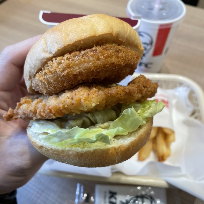 フィレメンチカツサンド(ケンタッキーフライドチキン半田店)