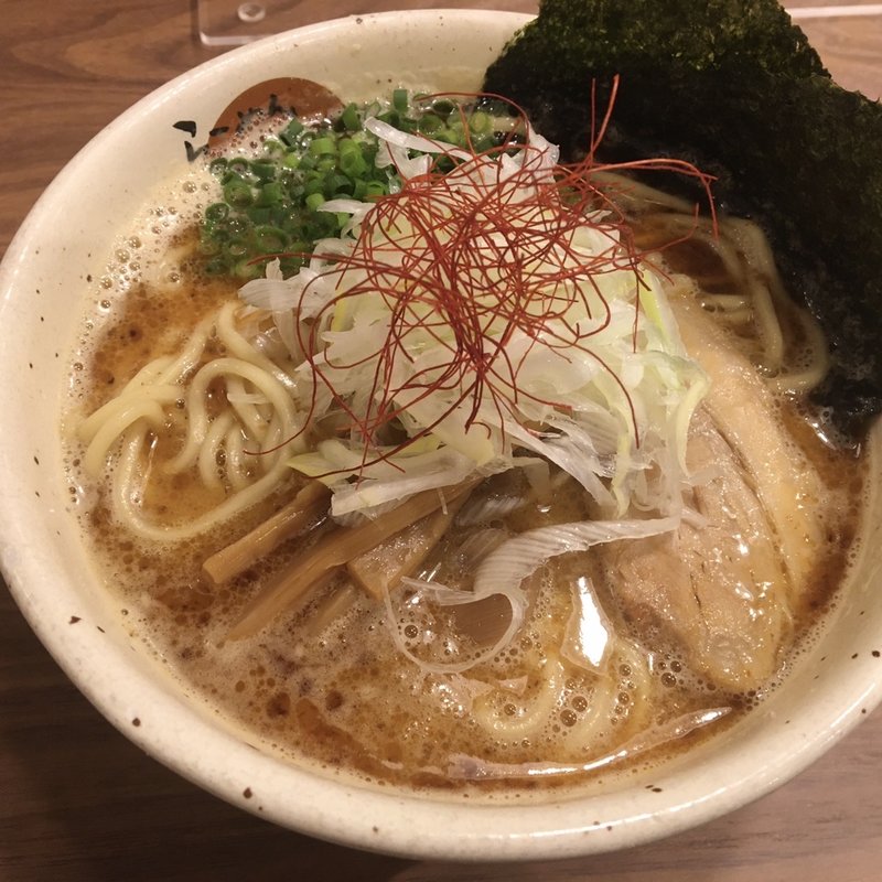 濃厚海老ラーメン (限定)(らーめんかいじ 愛宕橋店)