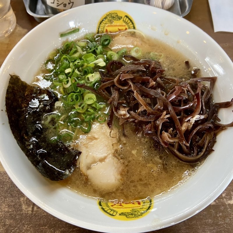 キクラゲラーメン(いっぷくラーメン)