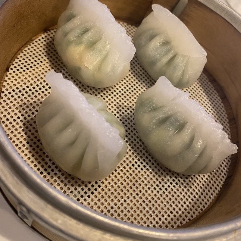水晶餃（ニラ蒸しギョウザ）(香港海鮮飲茶楼　心斎橋店)