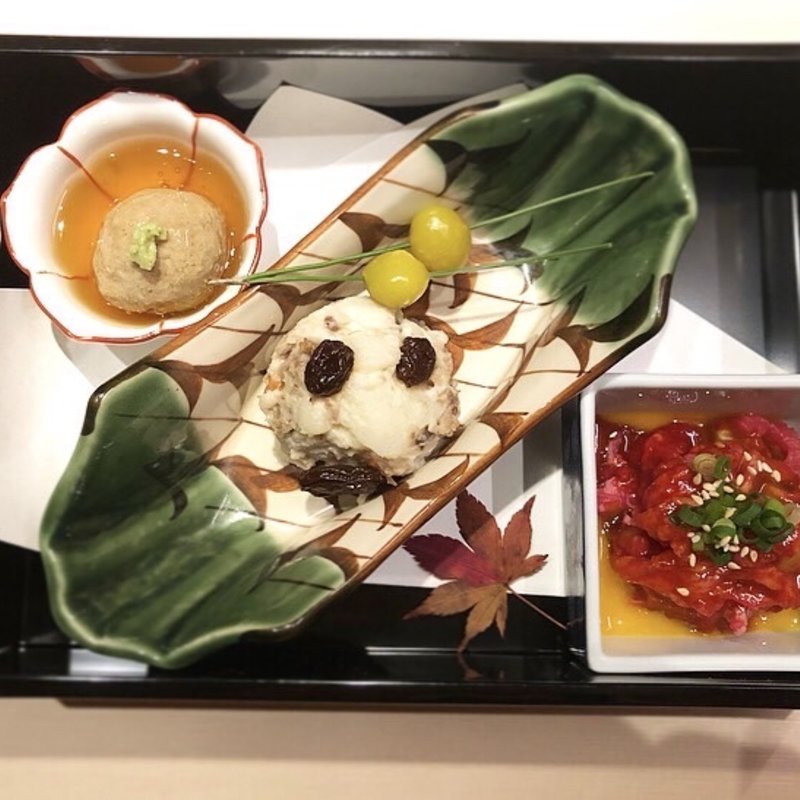 前菜4種(和牛焼肉 徳)