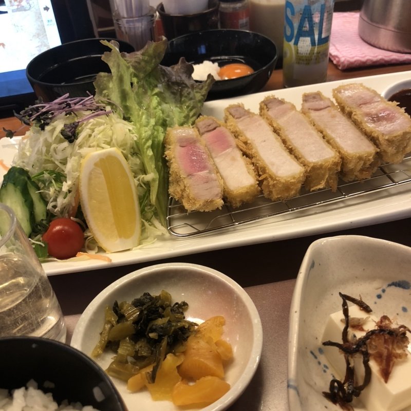 厚切りロースカツ御膳(梅木さんちの台所)