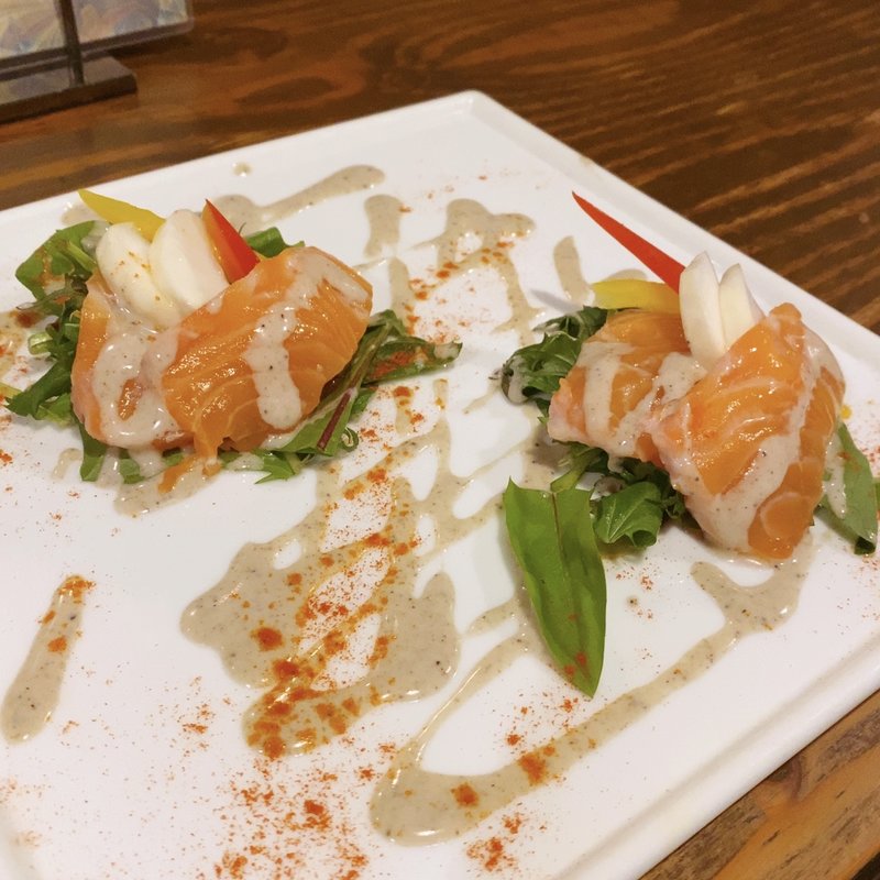 サーモンのマリネ(炭火イタリアン CARBO)