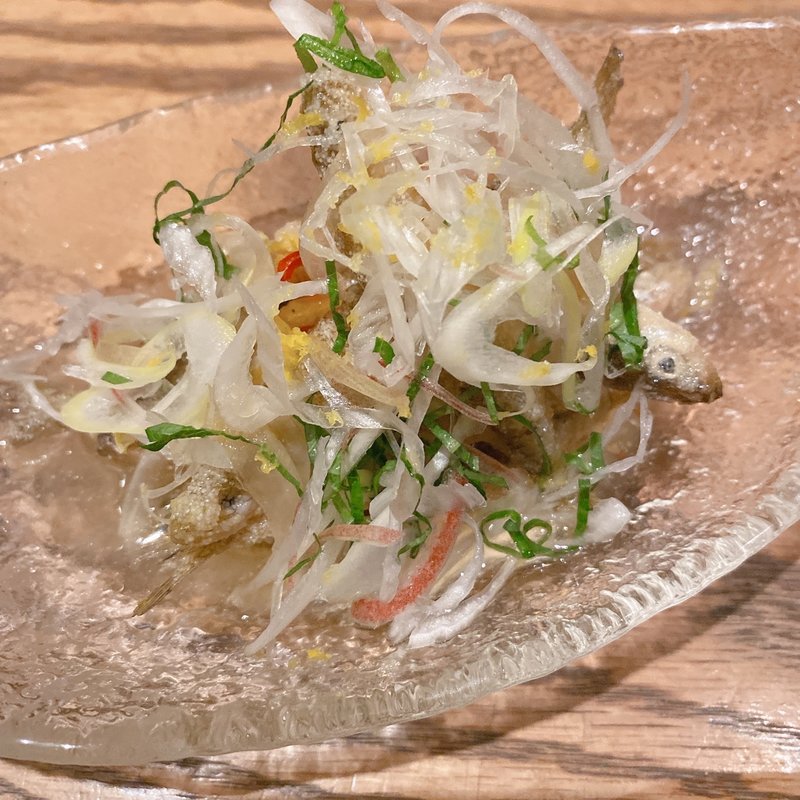 わかさぎ柚子南蛮(ごはんや一芯 神戸 )