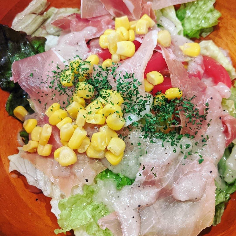 サラダスパゲティー(麦小屋)