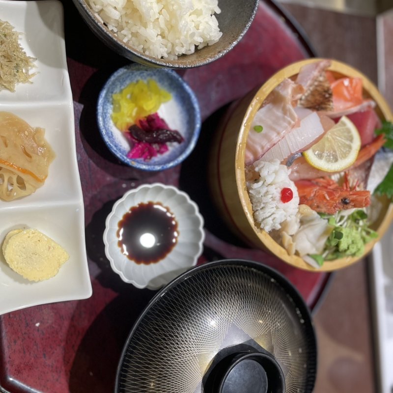 お刺身定食(本家さんきゅうホテルエミオン京都)