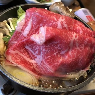 牛すき焼き定食(あづま )