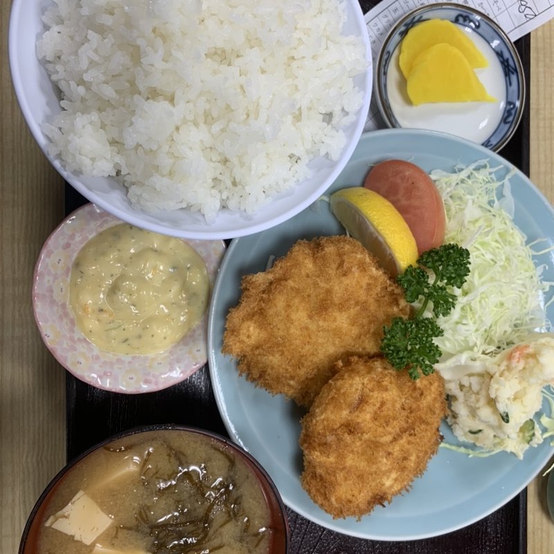 エビカツ定食(動坂食堂 （ドウザカショクドウ）)
