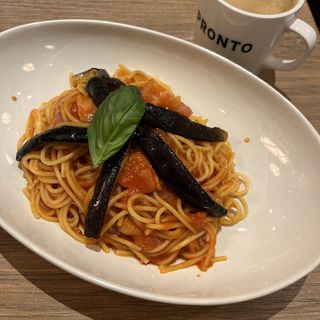 茄子とベーコンのスパゲティ(PRONTO 福岡西新店)