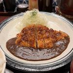 金沢カレーと食べるロースカツセット(金沢かつぞう)