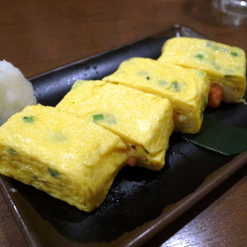 明太子入り厚焼き玉子(鳥道酒場)