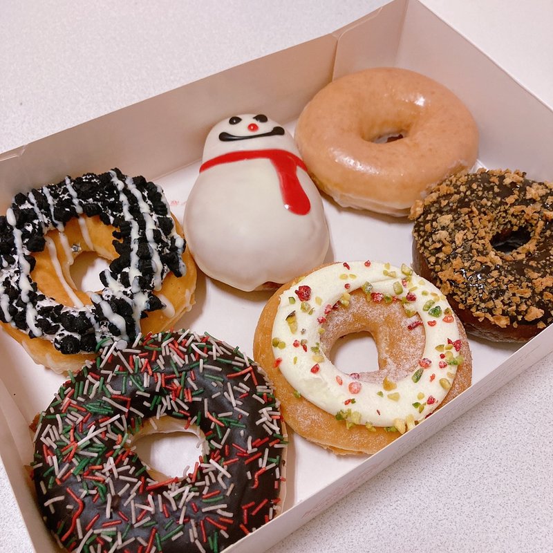 チョコレートスノーマン(クリスピー・クリーム・ドーナツ 吉祥寺元町通り店)