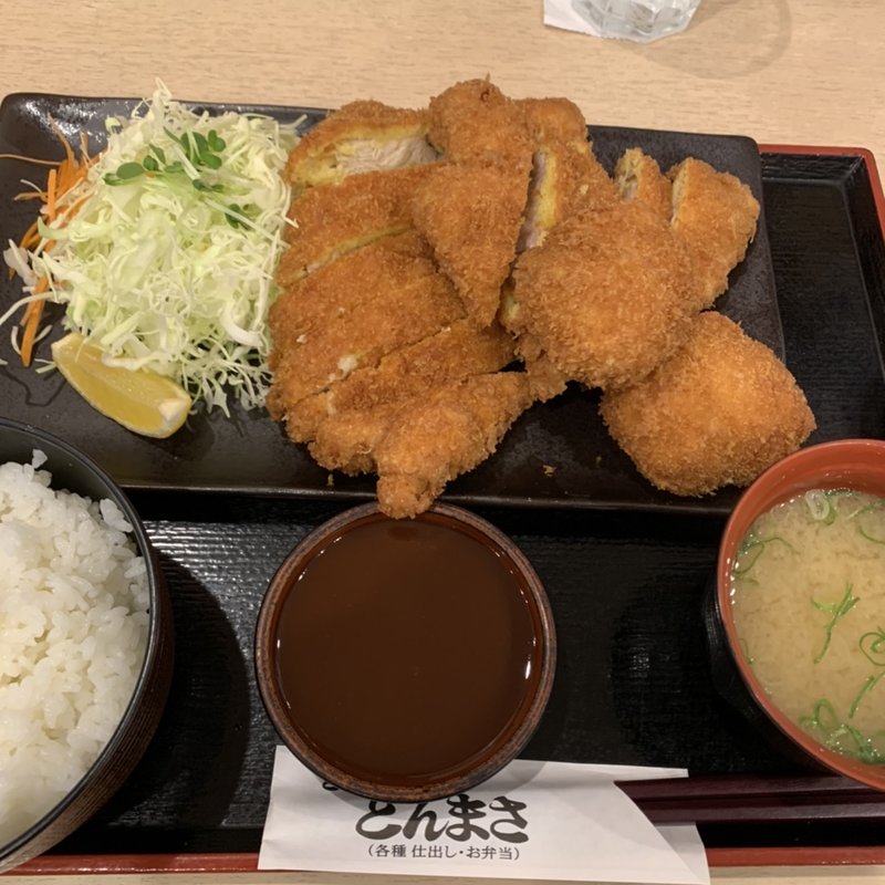 肉かつ定食(とんまさ )