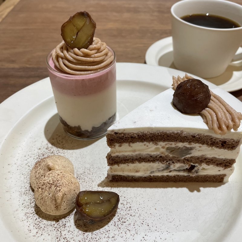 栗のスイーツプレート(SIGNE COFFEE)