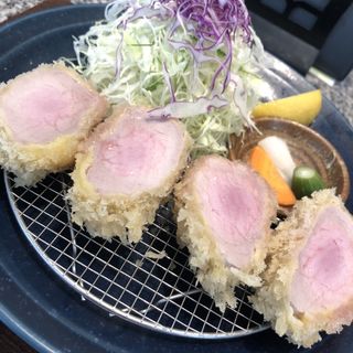 上白ヒレカツ定食(とんかつ　大希)