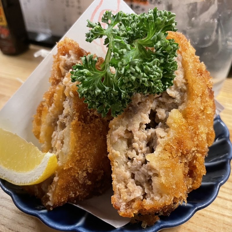 メンチカツ(酒場　鳩乃湯　学芸大学店)