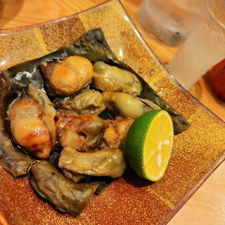 牡蠣の昆布焼き(さかなや　かねなり)