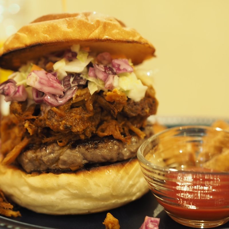 プルドポークバーガー＋パティ(Kokopelli)