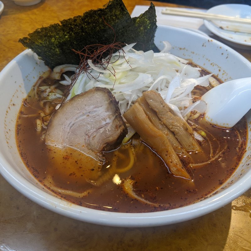 激辛ラーメン（中辛）(石狩亭)