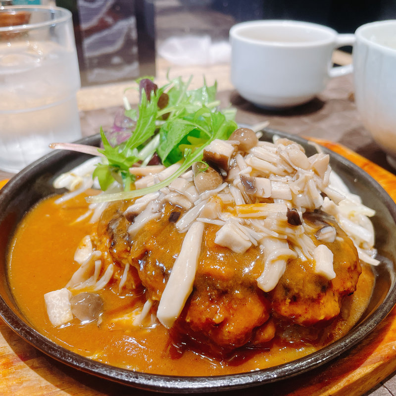 きのこハンバーグ(STYLISH GRILL Tyu)