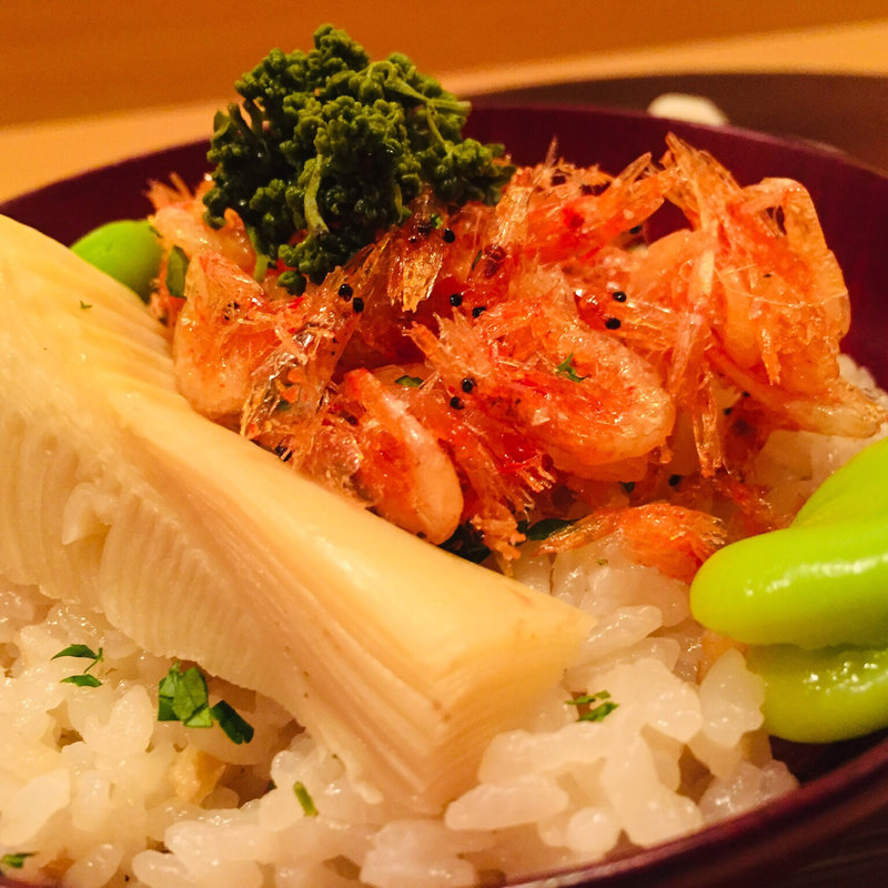 桜海老と天豆のご飯(料理 澤)
