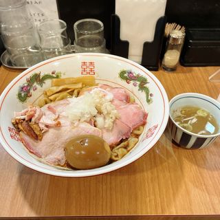チャーシュー味玉油そば(MENクライ)