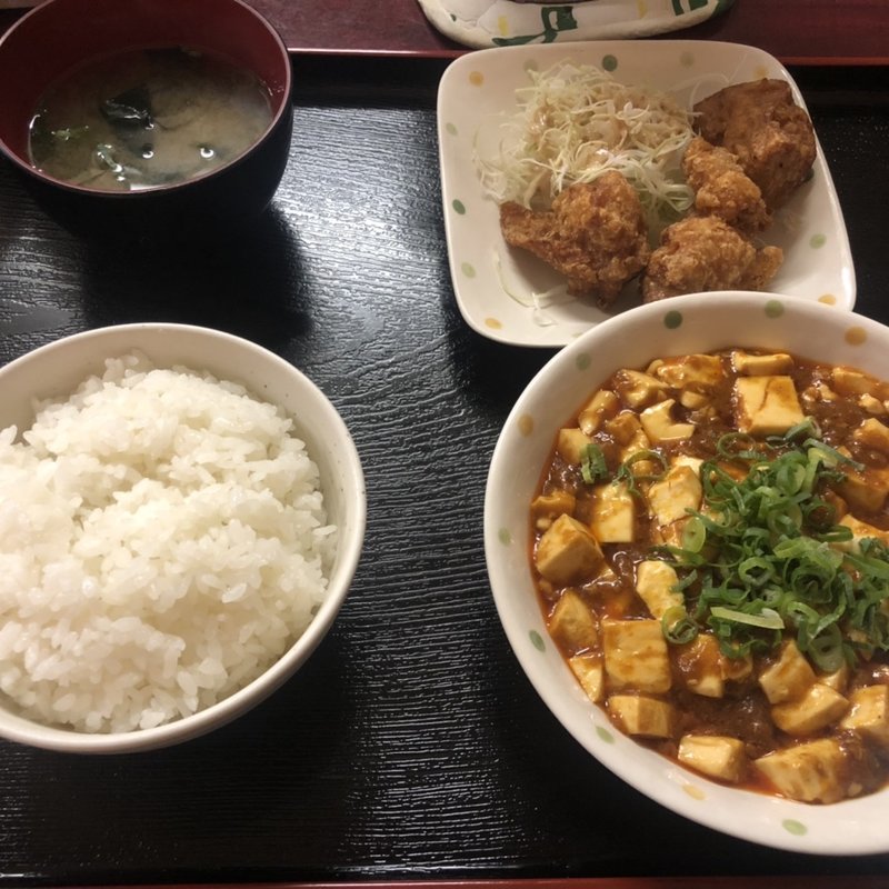 日替わり（麻婆豆腐定食）(幸福源)