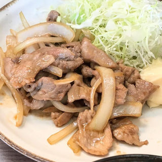 生姜焼き定食(魚田)