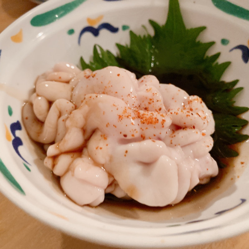 白子ポン酢(魚熊鮮魚店と立ち飲みぼてふり)