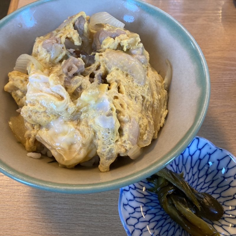 親子丼　小(そば処 亀乃家)