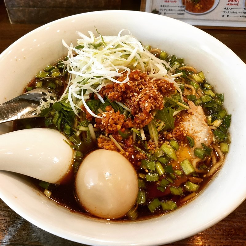 ブラックにらそば(麺屋 信成)