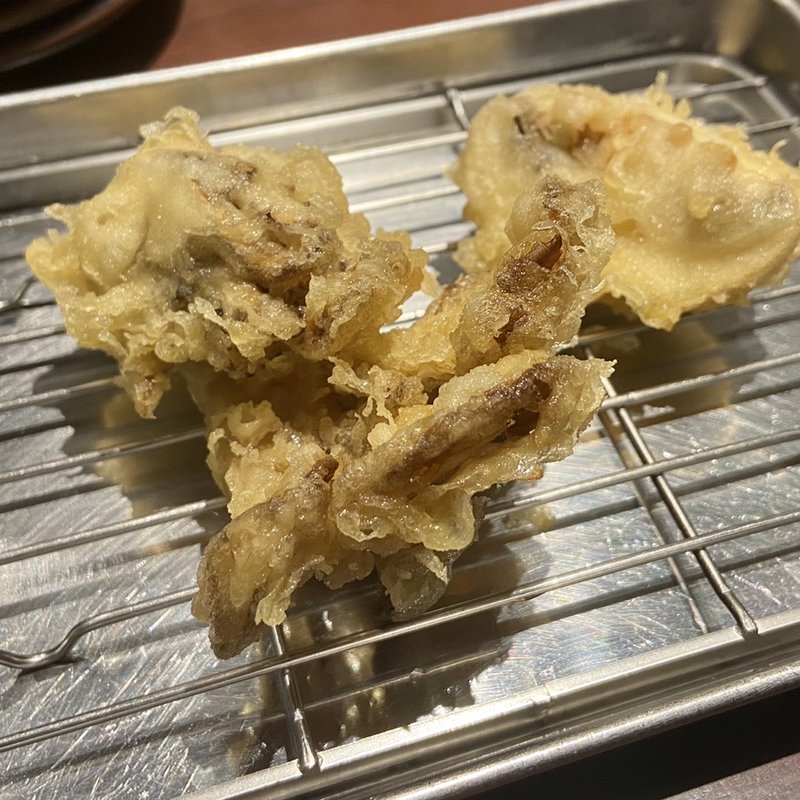 季節の天ぷら定食（舞茸・ホワイトマッシュルーム）(博多天ぷら たかお マークイズ福岡ももち店)