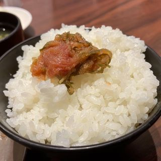 季節の天ぷら定食（ごはん・イカの塩辛）(博多天ぷら たかお マークイズ福岡ももち店)